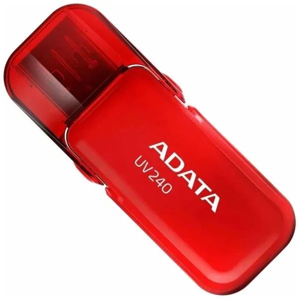 USB-флешка A-DATA UV240 AUV240-64G-RRD 64GB, USB 2.0, Красный