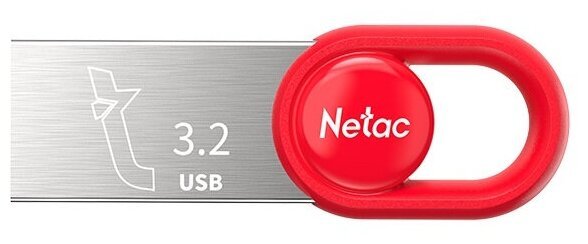 USB-флешка Netac UM2 (NT03UM2N-128G-32RE) USB3.2 Flash Drive 128GB, up to 130MB/s
