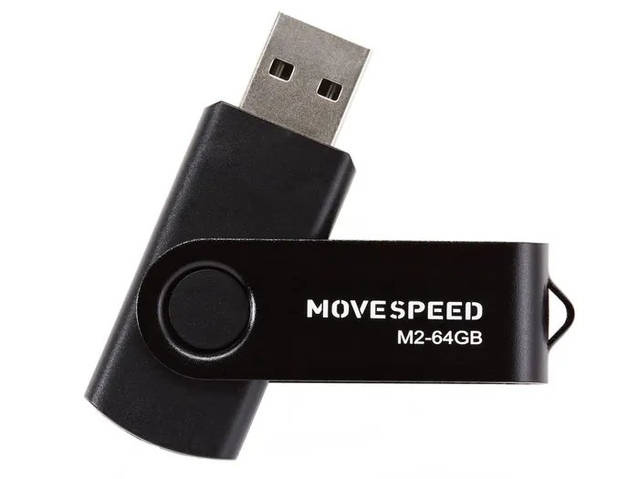 USB-флешка Move Speed M2 (M2-64G) USB2.0 64GB черный