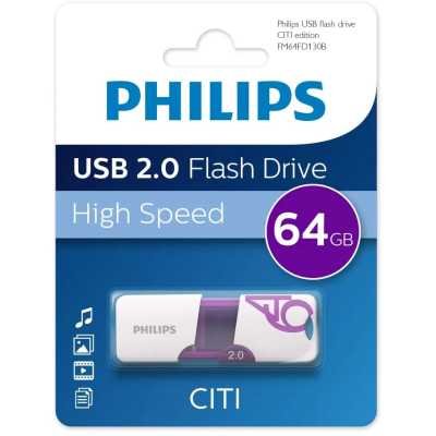 USB-флешка PHILIPS FM64FD130B/97 64GB USB 2.0 Citi2.0