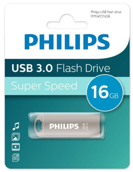 USB-флешка PHILIPS FM16FD165B/97 16GB Iron 3.0 16GB, USB 3.0
