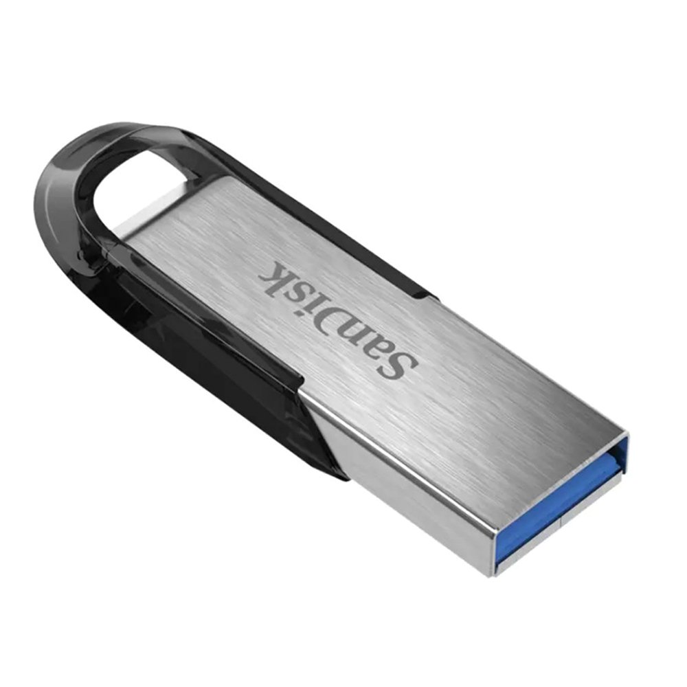 Flash Drive 128Gb Sandisk Cruzer Ultra Flair SDCZ73-128G-G46 USB3.0 серебристый/черный