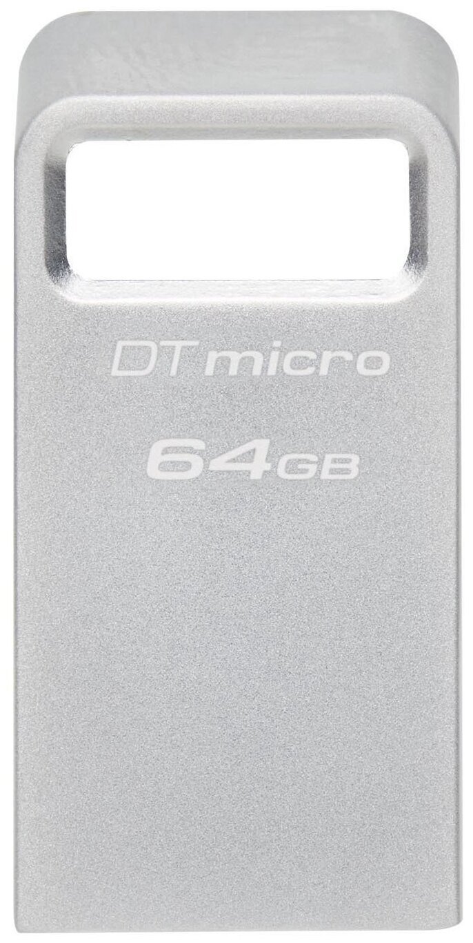 USB-флешка Kingston DataTraveler Micro 64GB 200MB/s USB 3.2 Gen 1 Metal (DTMC3G2/64GB)