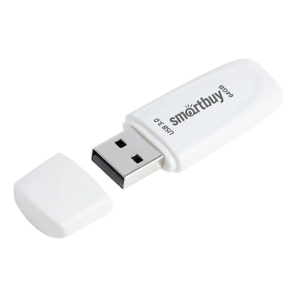 USB-флешка SMARTBUY SB064GB3SCW UFD 3.0/3.1 064GB Scout White