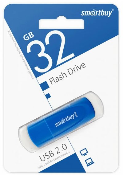 USB-флешка SmartBuy Scout (SB032GB2SCB) 032GB Blue