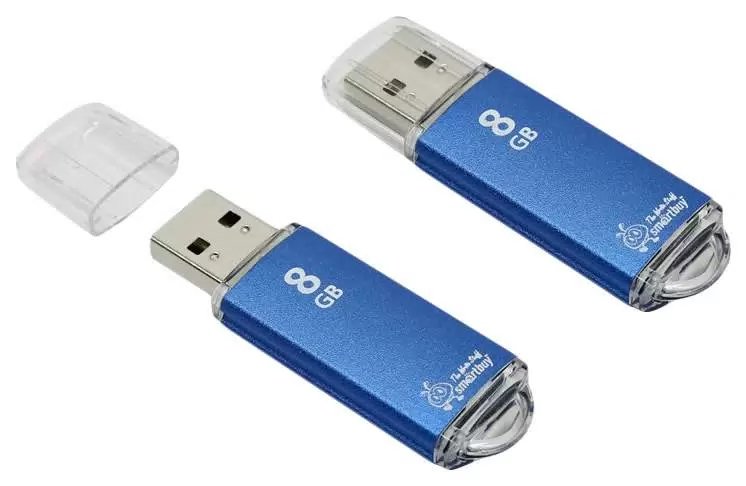 USB-флешка SMARTBUY SB8GBVC-B 8GB V-CUT Blue