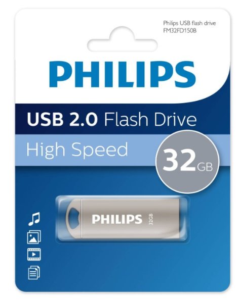 USB-флешка PHILIPS FM32FD165B/97 32GB Iron 3.0 32GB, USB 3.0