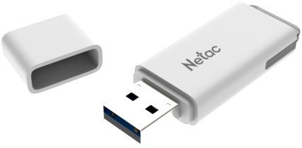 USB-флешка Netac U185 32GB белый (NT03U185N-032G-20WH)