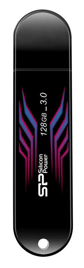 Flash Drive 128G USB 3.0 SiliconPower SP128GBUF3B10V1B Blaze B10, черный