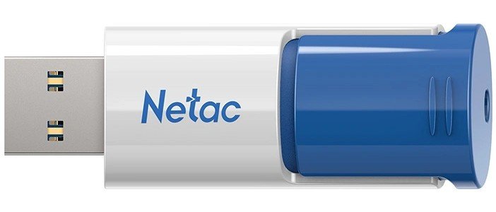 USB-флешка Netac NT03U182N-016G-32BL 16GB U182 USB3.2 синий/белый