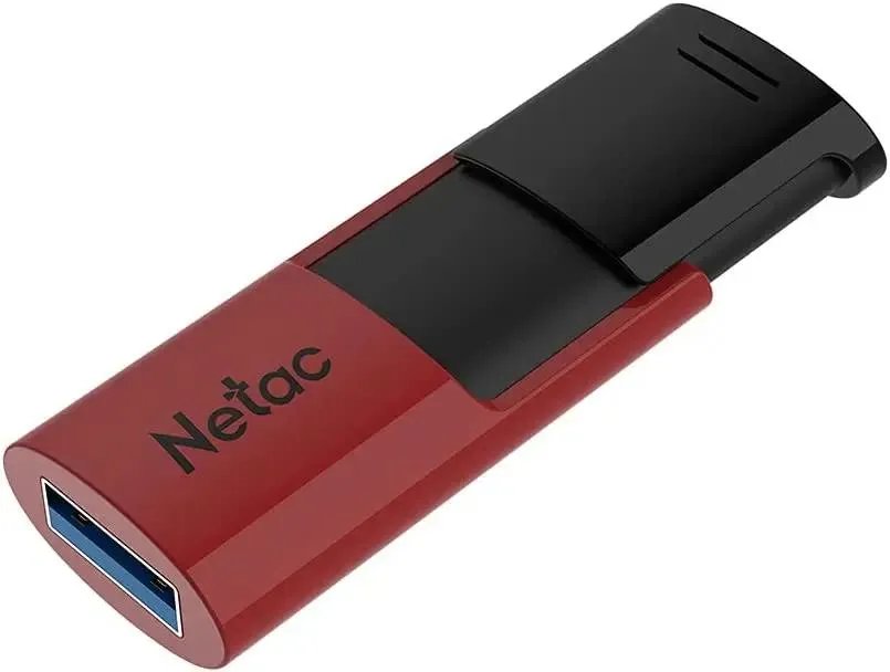 USB-флешка Netac U182 Red (NT03U182N-016G-32RE) USB3.0 16GB, выдвижной
