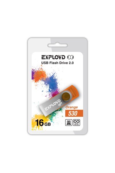 USB-флешка Exployd 16GB 530 оранжевый