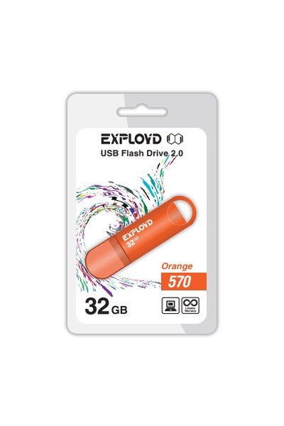 USB-флешка Exployd 32GB-570 оранжевый
