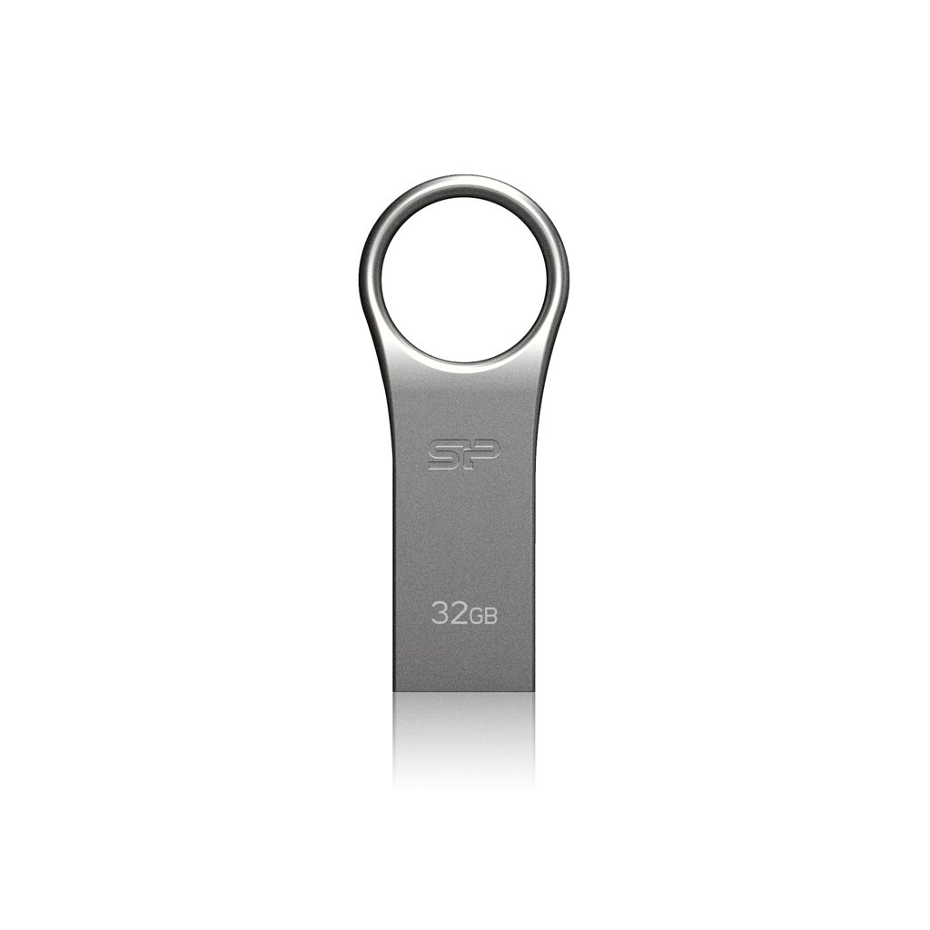 USB-флешка Silicon Power SP032GBUF2F80V1S 32Gb Firma F80, USB 2.0, Серебро, металл