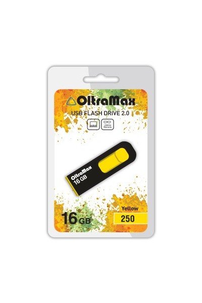 USB-флешка Oltramax OM-16GB-250-желтый