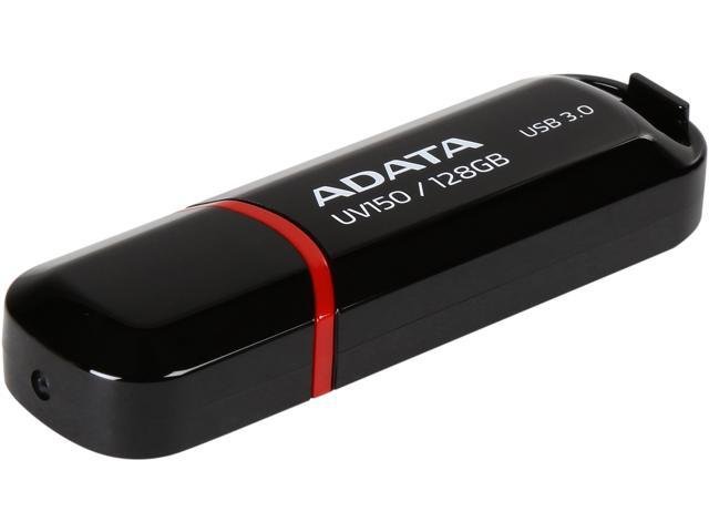 USB-флешка A-DATA AUV150-128G-RBK 128GB UV150, USB 3.0, Черный