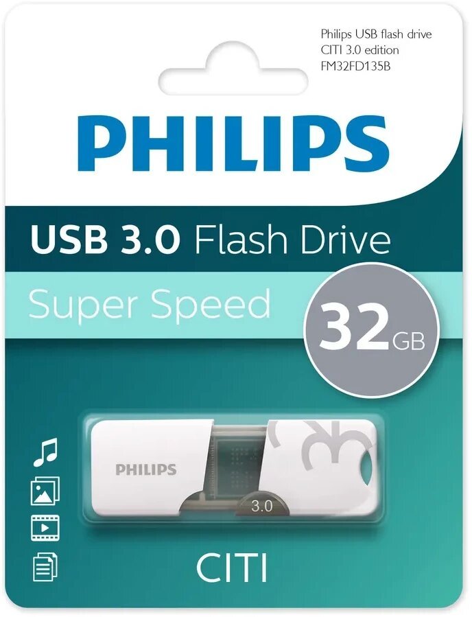 USB-флешка PHILIPS FM32FD135B/97 32GB USB 3.0 Citi3.0