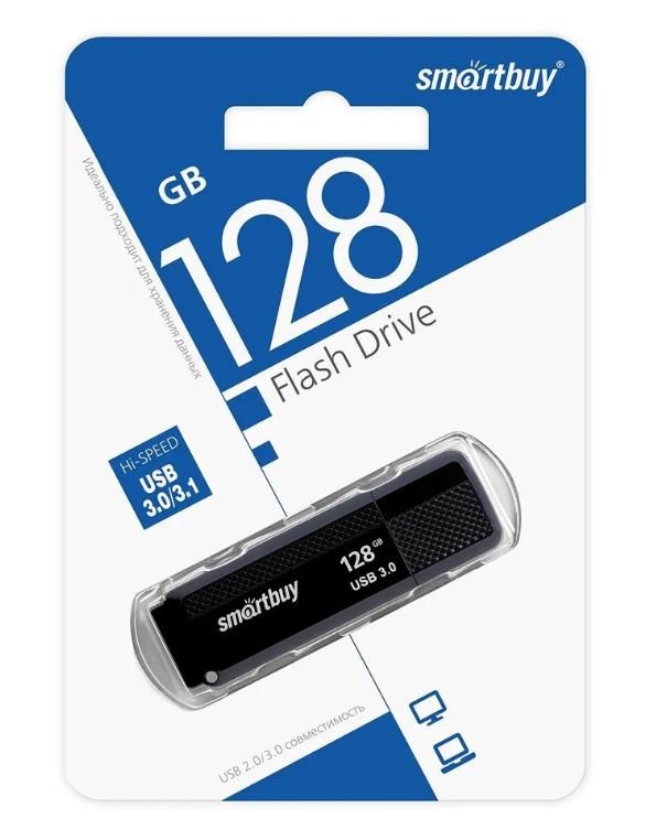 USB-флешка Smartbuy Dock (SB128GBDK-K3) 128GB Black