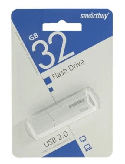 USB-флешка SmartBuy Clue (SB32GBCLU-W) 32GB White
