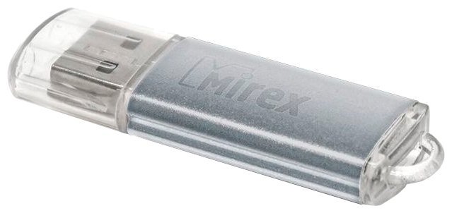 Flash Drive 4GB USB 2.0 Mirex Unit, Серебро (13600-FMUUSI04)
