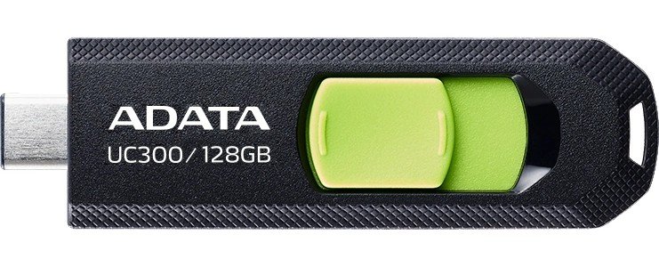 USB-флешка A-DATA UC300 (ACHO-UC300-128GRBK/GN) 128GB, Type-C