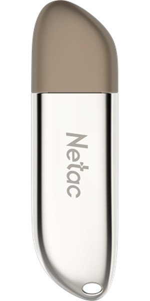 USB-флешка NETAC U352 (NT03U352N-128G-32PN) USB3.0 128GB, металлическая, с колпачком