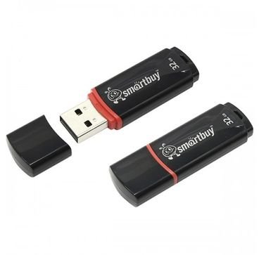 Smartbuy USB Drive 4Gb Crown Black SB4GBCRW-K