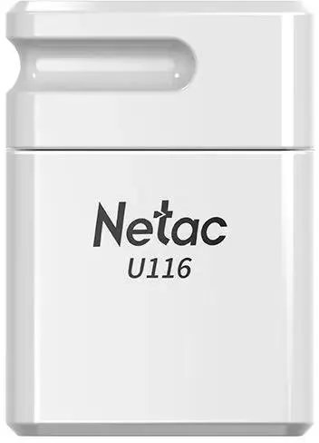 USB-флешка Netac U116 (NT03U116N-032G) 32GB белый