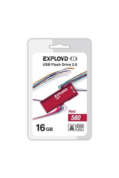 USB-флешка Exployd 16GB 580 красный