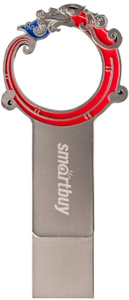 USB-флешка SmartBuy Snake SB32GB3MSN 32Gb USB 3.0/3,1, пластик, серебряный