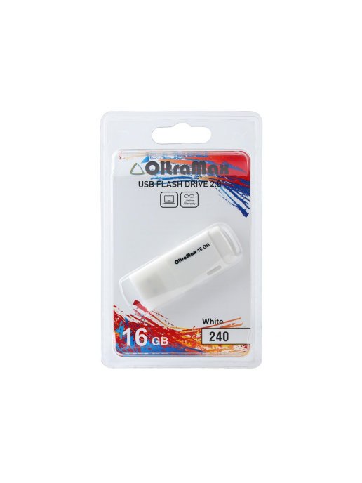 USB-флешка Oltramax OM-16GB-240-белый