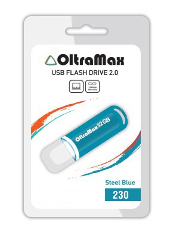 USB-флешка Oltramax OM-16GB-230-св.синий