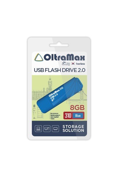 USB-флешка Oltramax OM 8GB 310 Blue