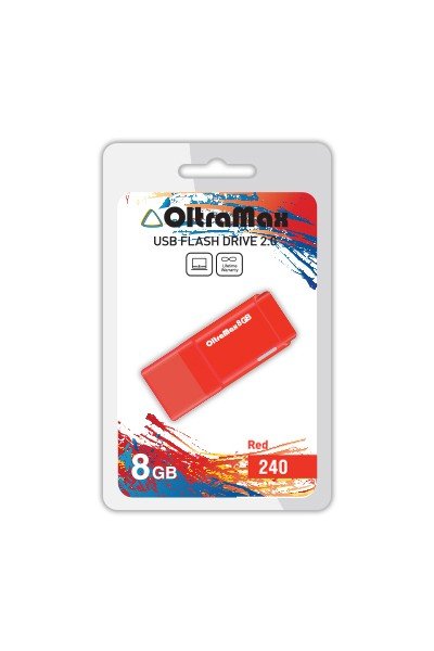 USB-флешка Oltramax OM 8GB 240 красный