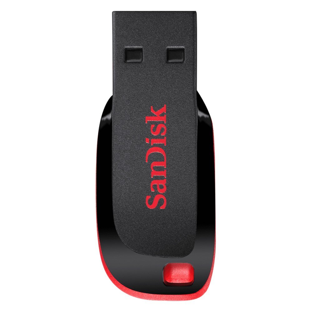 Flash Drive 16G USB 2.0 SanDisk Cruzer Blade Black/red (SDCZ50-016G-B35)