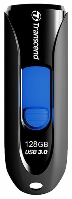 USB-флешка Transcend TS128GJF790K 128GB JetFlash 790, USB 3.0, Черный/Синий