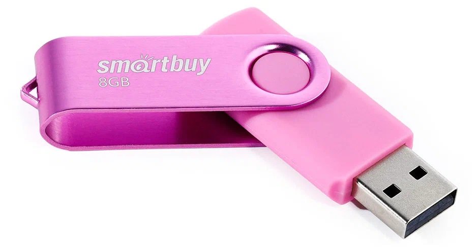USB-флешка SmartBuy Twist (SB008GB2TWP) 008GB Pink