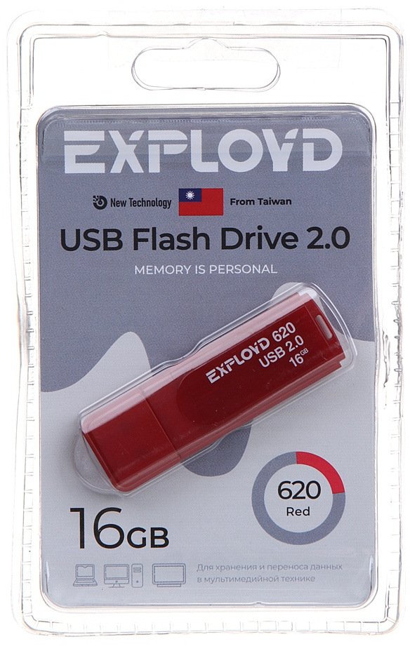 USB-флешка Exployd EX 64GB 620 Red