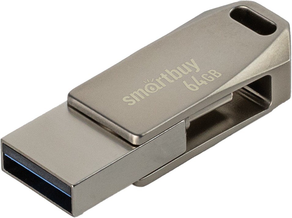 USB-флешка Smart Buy MC35 SB64GBMC35 3.0 64GB (Type-C/Type-A) металл
