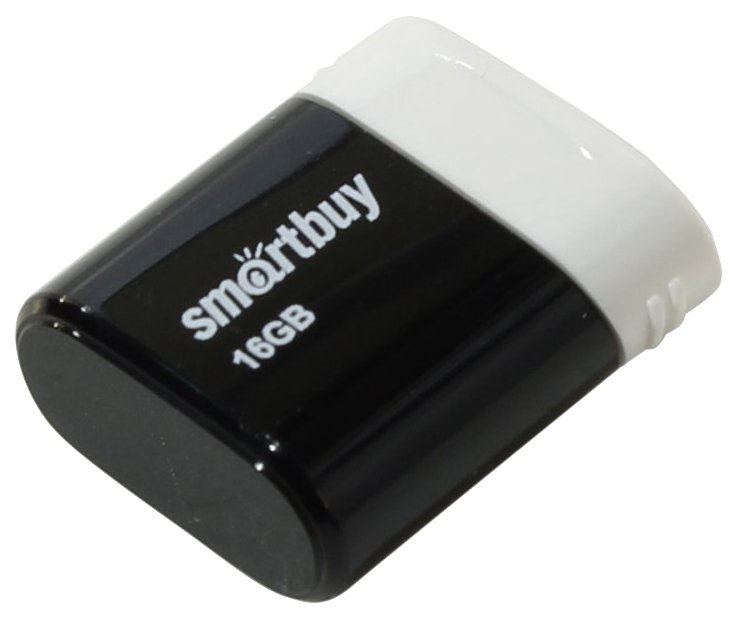 USB-флешка USB 2.0 16GB Smartbuy LARA Black (SB16GBLARA-K)