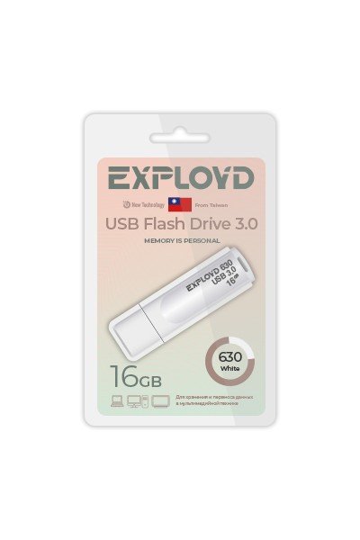 Флешкa Exployd EX 16GB 630 White
