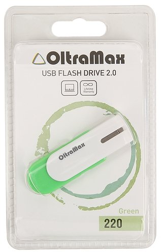 Flash Drive OLTRAMAX OM-16GB-220-зеленый