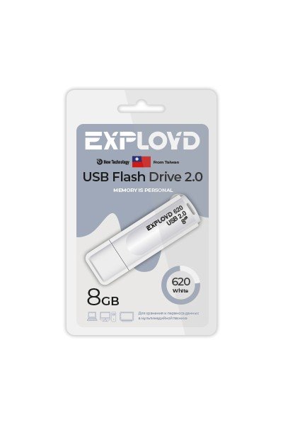 USB-флешка Exployd EX 8GB 620 White