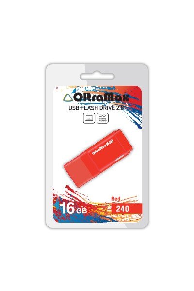 USB-флешка Oltramax OM 16GB 240 красный
