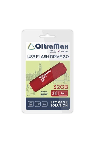 USB-флешка Oltramax OM 32GB 310 Red