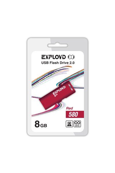 USB-флешка Exployd 8GB 580 красный