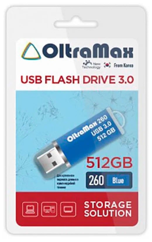 USB-флешка OLTRAMAX OM-512GB-260-Blue USB 3.0