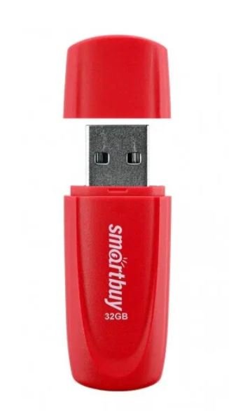 USB-флешка SmartBuy Scout (SB032GB2SCR) 032GB Red