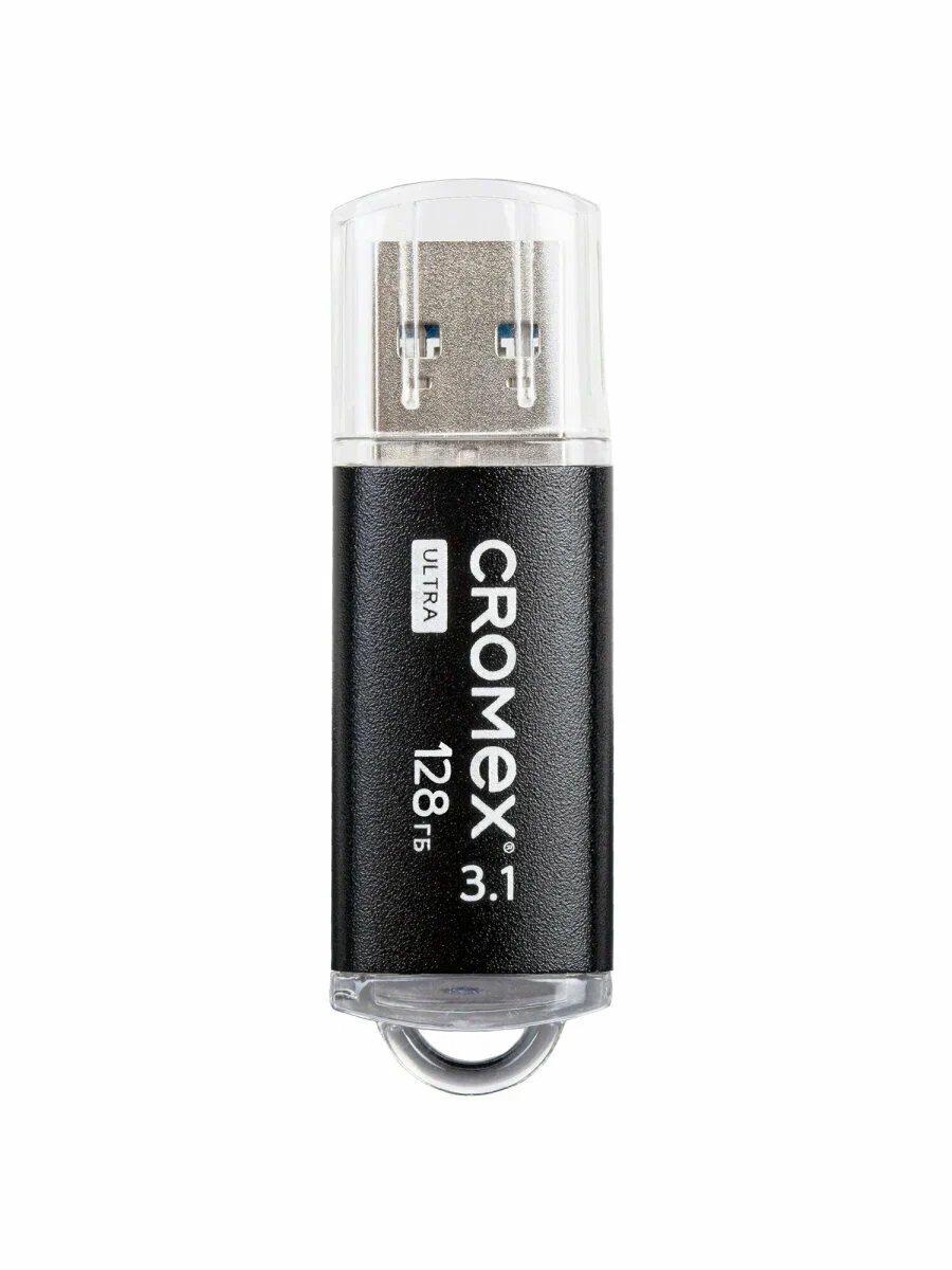 USB-флешка CROMEX 514165 Ultra 128Gb USB 3.1, металлический корпус, черный