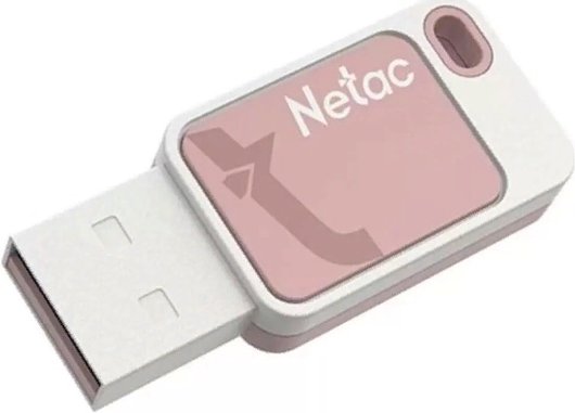 USB-флешка Netac UA31 64GB USB2.0 розовый (NT03UA31N-064G-20PK)